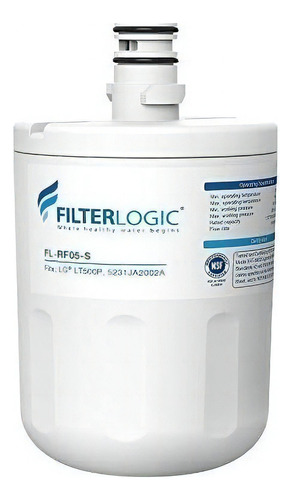 Filtro De Água Filter Logic Compatível Lt500p 5231ja2002 Cor Branco