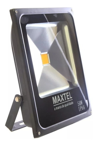 3 Und Refletor Led 50w Holofote Maxtel Bivolt Branco Frio