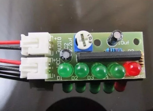 1/un Vu Meter P/ Montar Com O Ci Ka2284 