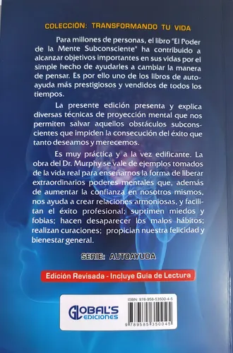 Libro El Poder De La Mente Subconsciente - Original