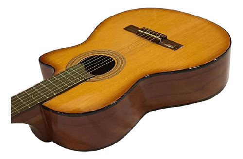 Guitarra Clásica Criolla Gracia M8 Con Corte Color Natural