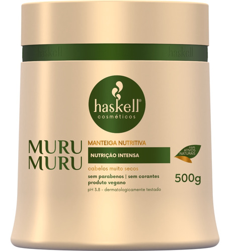 Mascara Haskell Murumuru Nutrição Intensa 500 Ml