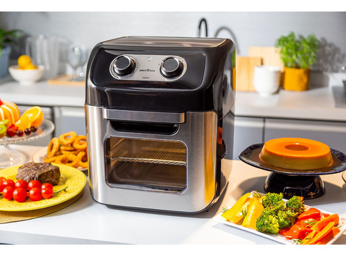 Fritadeira Air Fryer Oven Britânia Bfr2300p 3 Em 1 12l 1800 Cor Preto 220V