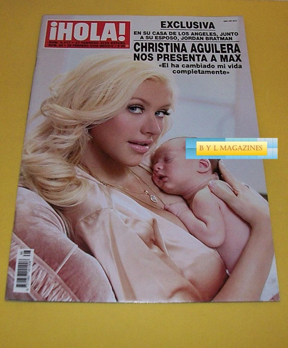 Christina Aguilera Revista Hola 2008 Luz Helena Gonzalez 