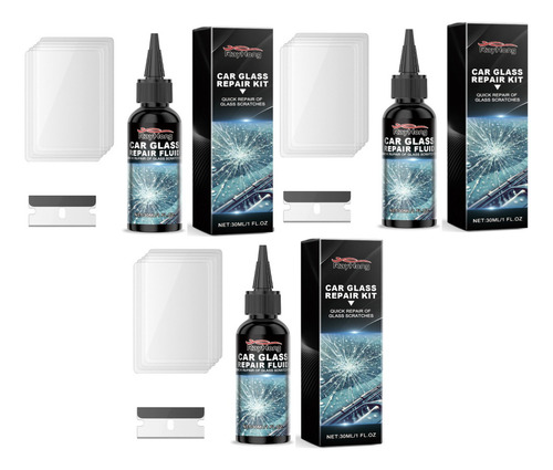 Kit De Fluido De Reparación De Parabrisas Delantero De Autom