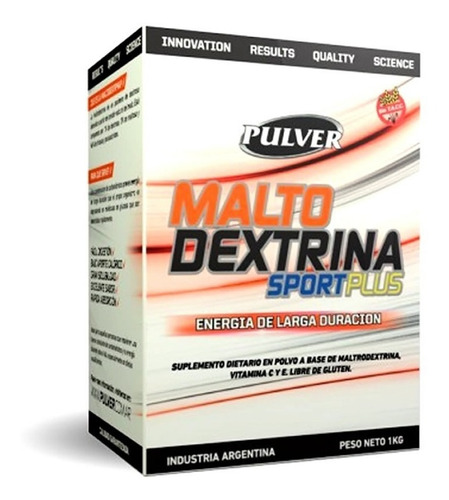 Maltodextrina Pulver 1 Kilo Energia Potencia Recuperacion