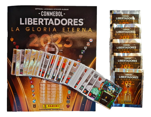 Copa Libertadores 2023 - Combo Álbum + Sobres + Figuritas