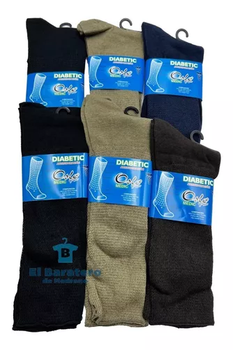 Pembrook Calcetines de vestir para diabéticos para hombre, 4 pares de  calcetines diabéticos elegantes sin olor para hombres de trabajo |  Calcetines