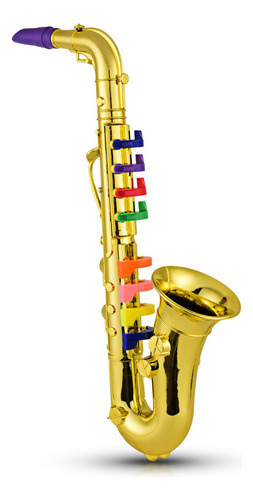 Saxofón Niños Musical Instrumentos De Viento Abs Metálico