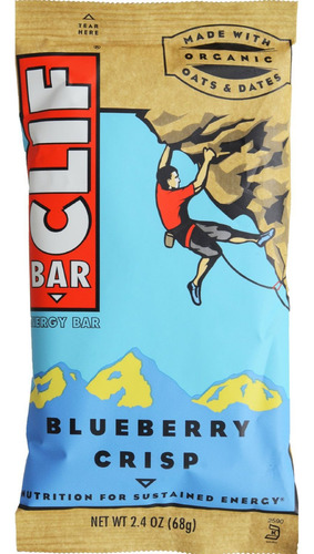 Clif Bar - Crujiente De Arándanos Orgánicos, Caja De 12-2.4