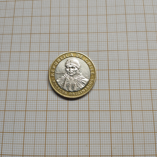 Moeda Coleção 100 Pesos Chile 2010 Pueblos Povos Originários (Usado)