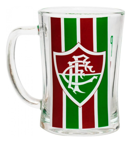 Caneca De Vidro Gigante 650ml - Fluminense