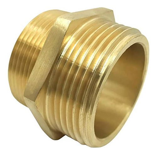 Niple Hexagonal De Latón De 11/2 Npt Macho X 11/2 Ns...