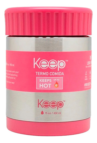 Lunchera Termica Acero Comida Keep Conserva Caliente 450 Ml