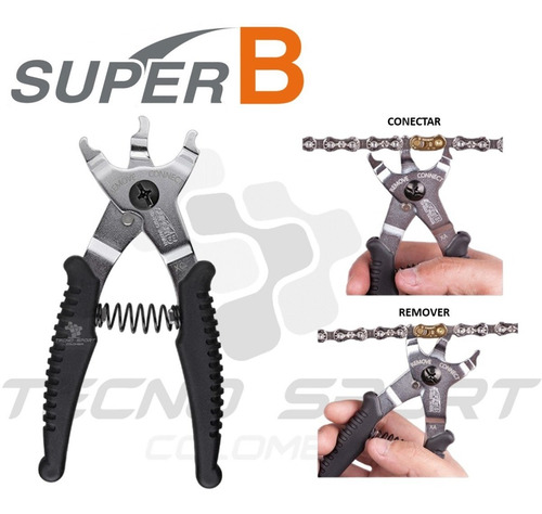Herramienta Pinza Cadena Super B Conectar Remover Eslabon
