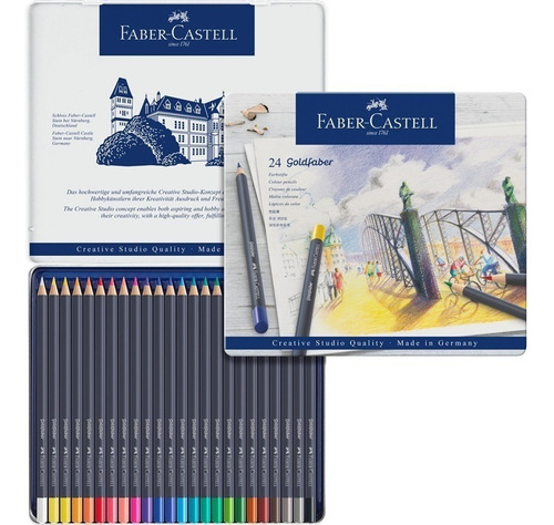 Lapices De Colores Acuarelable Goldfaber X24 Faber-castell