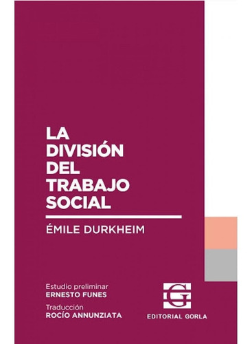 La Division Del Trabajo Social