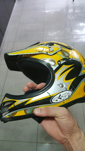 Casco Niño Moto Cross/bmx En Muy Buen Estado Marca Thh