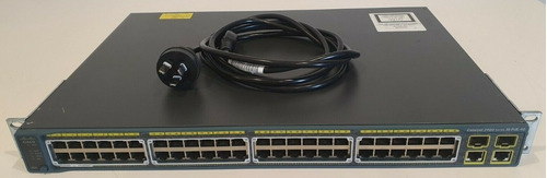Switch Cisco Catalyst 2960 48pst Poe Incluye Orejas Rack