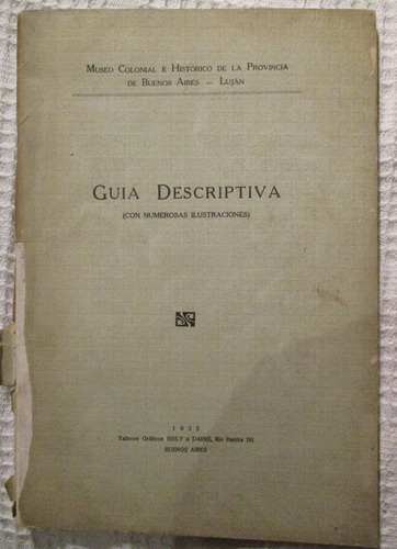 Museo Colonial E Histórico De Buenos Aires Guía Descriptiva