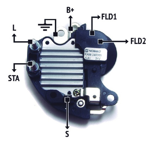 Regulador De Alternador Marelli Fiat/iveco Camion 24v.