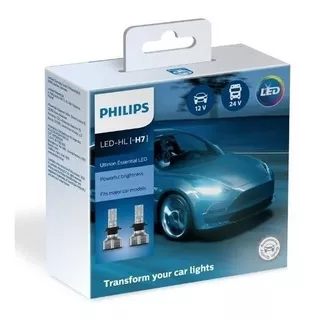 Lampara H7 Led Philips Ultinon Essential 6500k Cree Premium