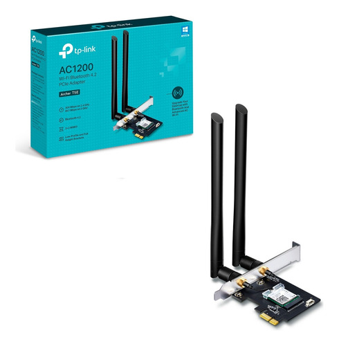 Adaptador Tp-link Ac1200 Wi-fi Bluetooth 4.2 Pcie