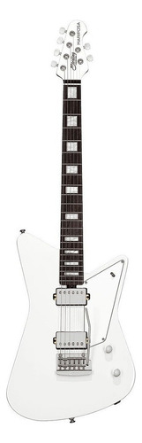 Guitarra eléctrica Sterling Mariposa offset de nyatoh imperial white con diapasón de palo de rosa