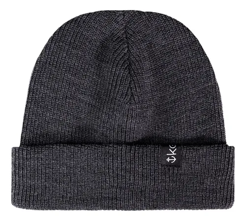 Kouk Authentic Touca Gorro Curto Marinheiro - Gorro Lenhador - Cinza - UN - Canelado