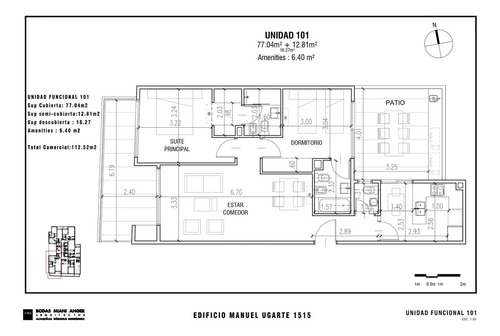 Departamento 3 Ambientes - Belgrano