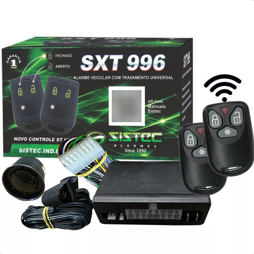 Alarme Automotivo Sxt 996 Universal Para Carro Com Controle