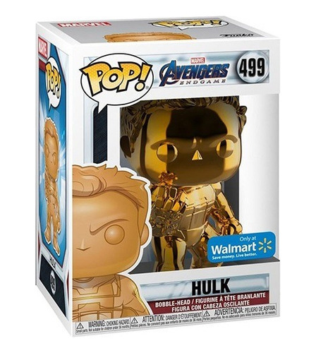 Funko Pop! Marvel - Hulk (orange & Chrome) Walmart Exclusive