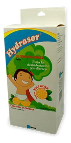 Hydrasor Electrolitos Orales Polvo Caja C/ 25 Sobres Naranja