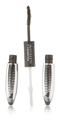 Máscara Para Cílios L'oréal Paris Voluminous Superstar 12.7ml Cor Black Brown