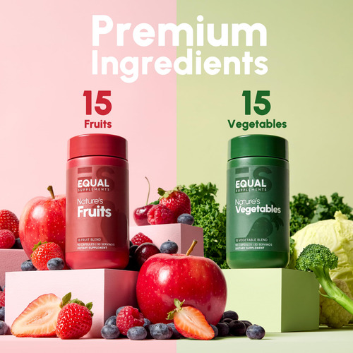 Equal Supplements Cápsulas Frutas Y Verduras 180 Unidades