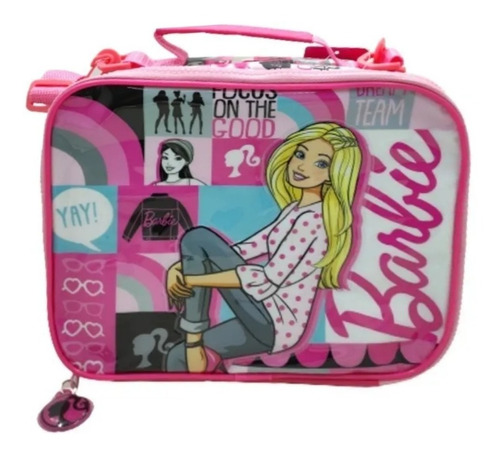 Lunchera Termica Escolar Barbie Licencia Original