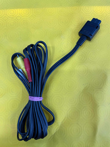 Imagen 1 de 2 de Cable Audio Y Video Av Original Nintendo 64 Snes Y Gamecube