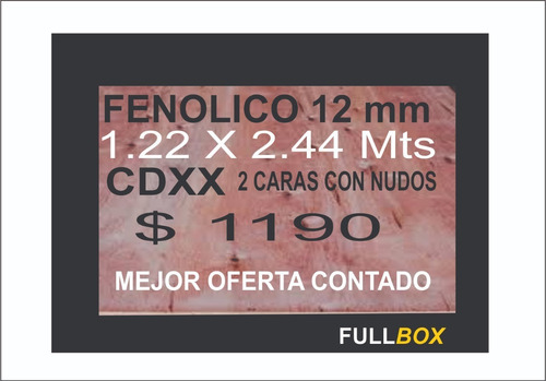 Imagen 4 de 5 de Chapon Fenolico Eucaliptus Cdxx 15 Mm Mejor Precio Fullbox