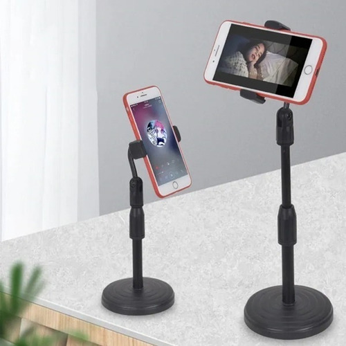 Imagen 3 de 4 de Soporte Celular Extensible Rota 360 Escritorio Zoom Selfie