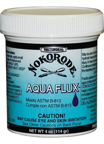 Tipo Soluble Agua Aqua Flux 16 Onza