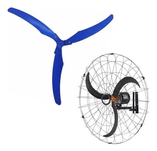 Hélice Resistente Turbo Azul Ventilador Goar 1 Metro Aviario