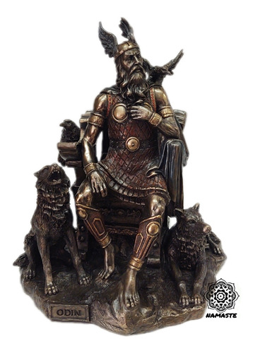 Figura Dios Nórdico De Los Vikingos Odin Original Veronese