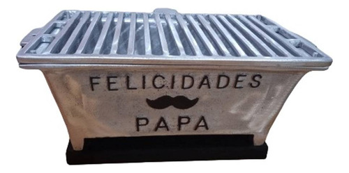 Brasero Para Mesa Modelo Felicidades Papa, Anafre Y Asador