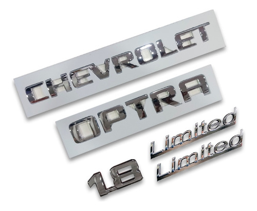 Kit De Emblemas Chevrolet Optra 1.8 Limited.