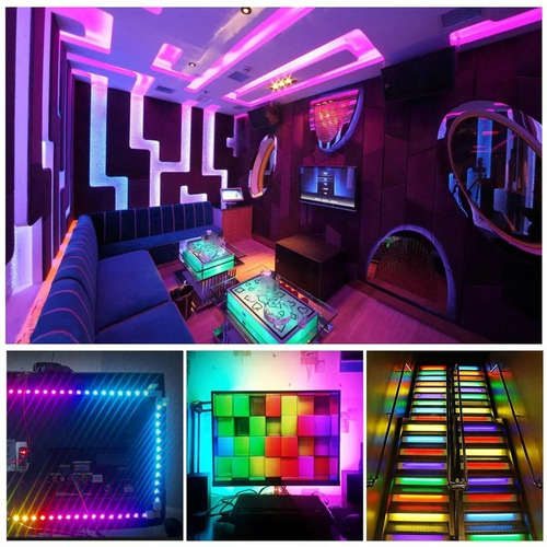 Imagem 6 de 6 de Fita Led Ws2812b Ws2812 Endereçável 5 Metros 300 Leds 5v