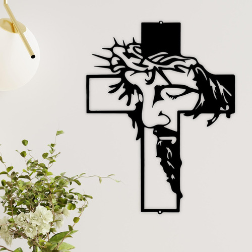 I Estatua De Crucifijo Cruzado Para Colgar En La Pared,