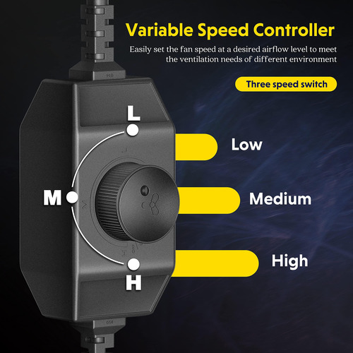 Ventilador De Conducto En Línea De Escape Ipower De 4 Pulgad