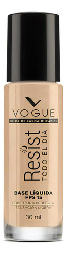 Base De Maquillaje Vogue Resist Todo El Día Tono Glamour 30Ml