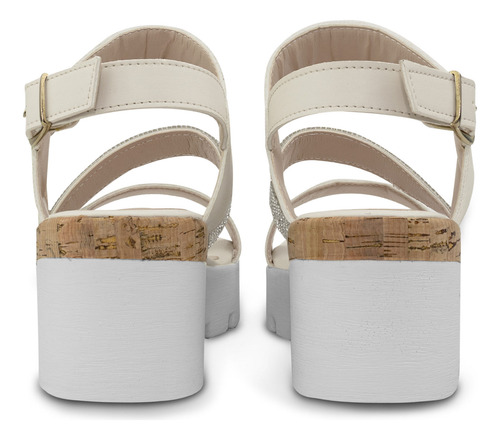 Sandalia Juana Color Blanco D01136356620