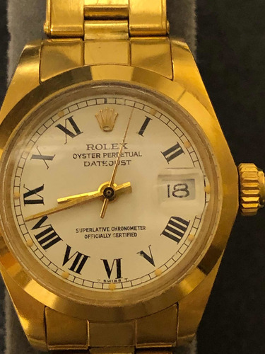 Rolex Dama Justdate 26 Mm Malla Oyster Oro Mod. 6916